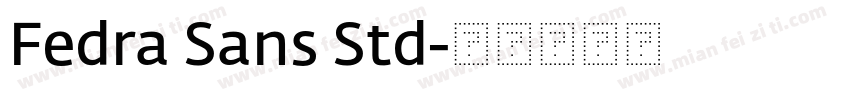 Fedra Sans Std字体转换